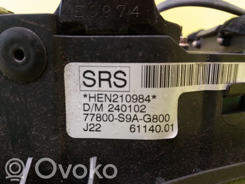 Ohjauspyörän turvatyyny   77800S9AG800