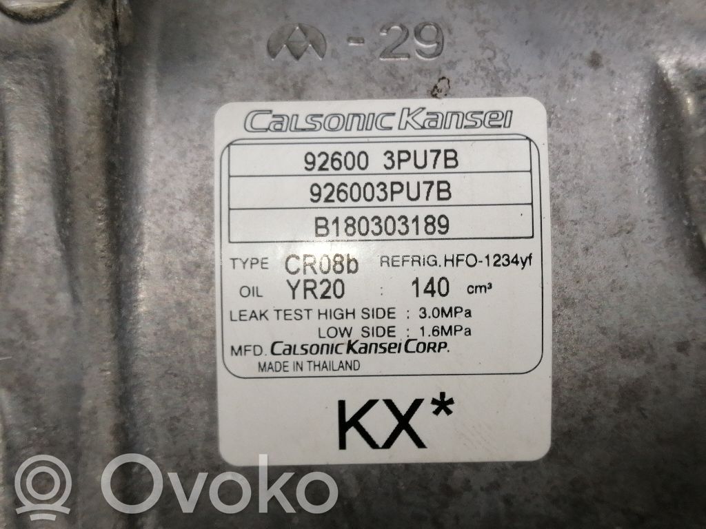 Nissan Juke I F15 Compressore aria condizionata (A/C) (pompa)