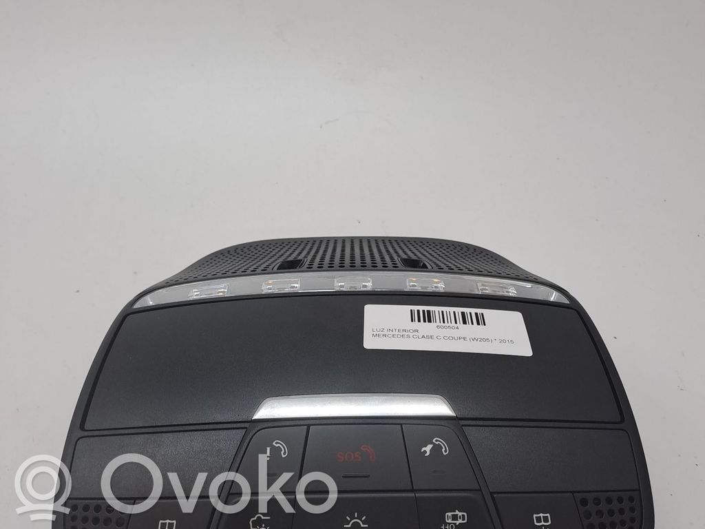 Mercedes-Benz C AMG W205 Rivestimento della console di illuminazione installata sul rivestimento del tetto