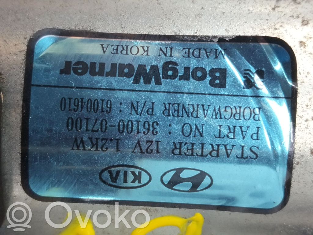 Motor de arranque   3610007100