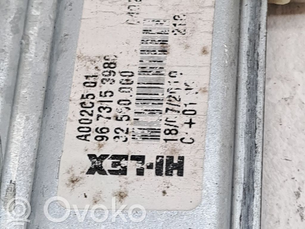 Peugeot 208 II Macara electrică geam ușă față 