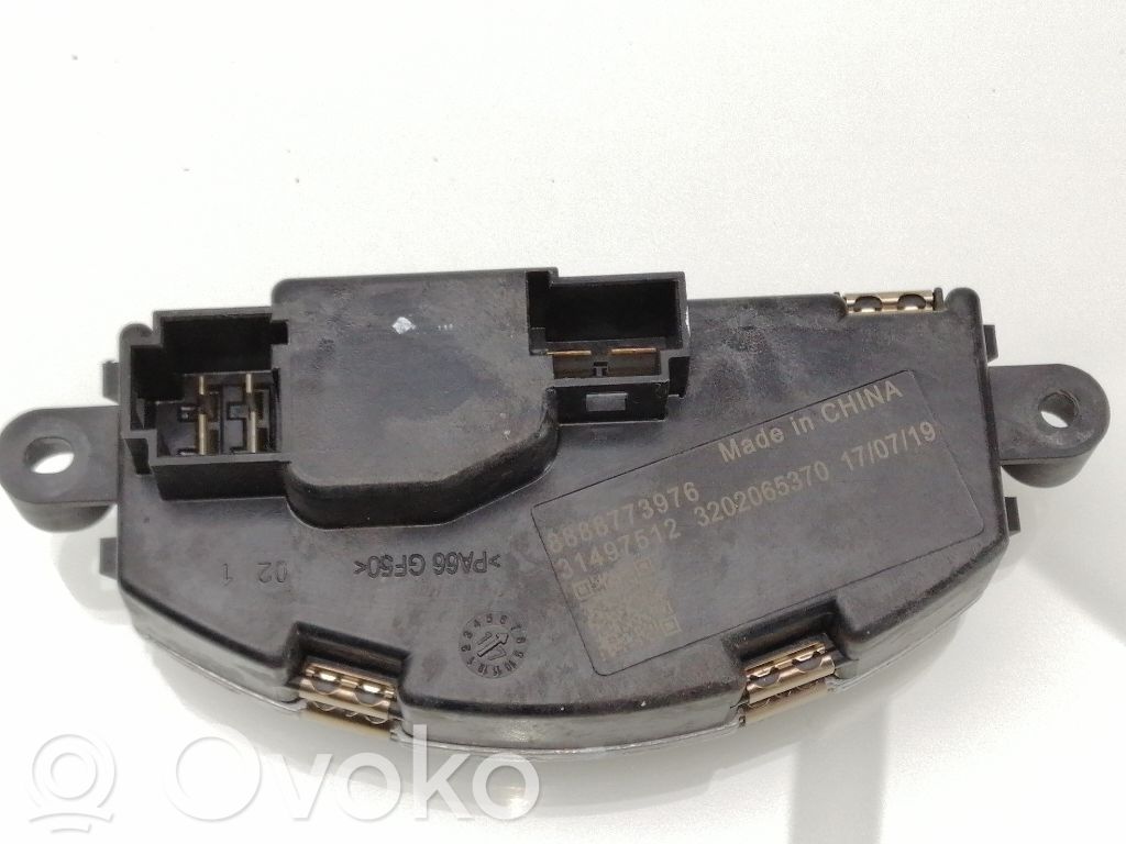 Motor aerotermă/rezistor ventilator   31497512,8888773976