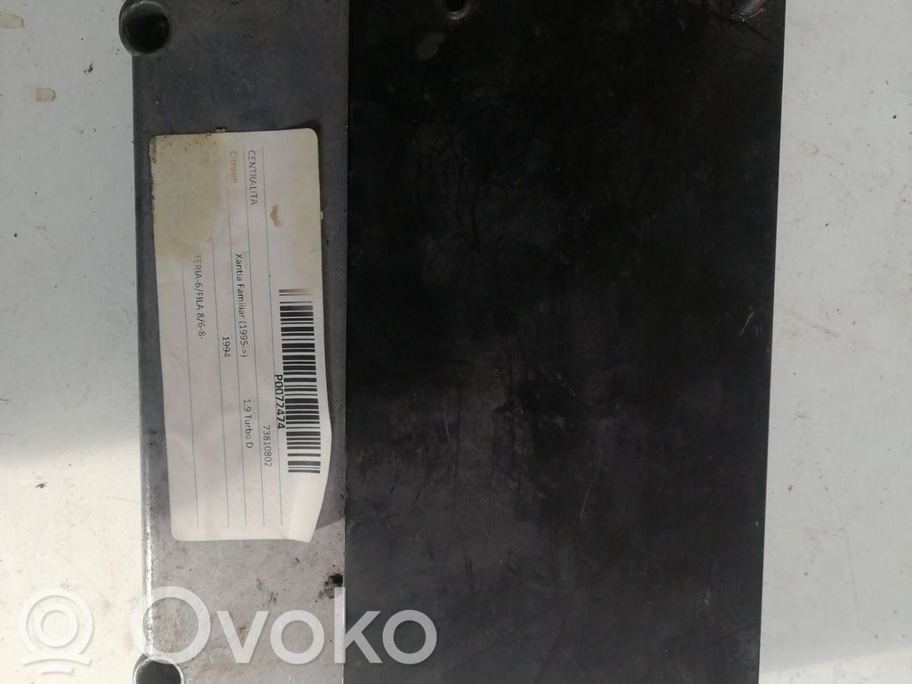 Unité de commande, module ECU de moteur   73810802,73810802