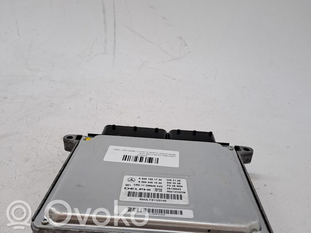 Mercedes-Benz E W211 Engine control unit/module ECU 