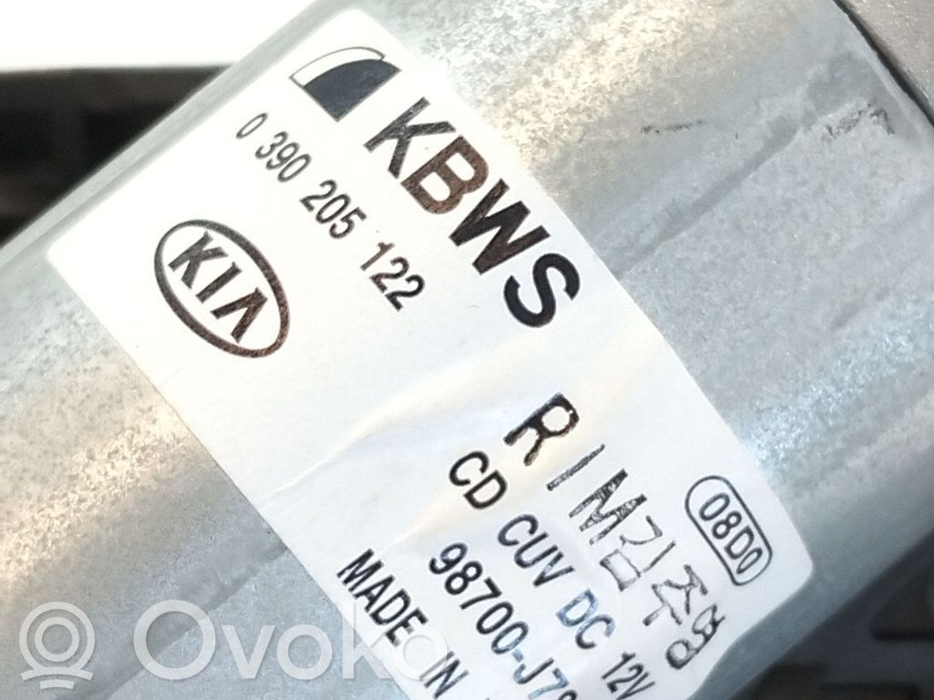 Motor del limpiaparabrisas trasero   98700J7800,0390205122