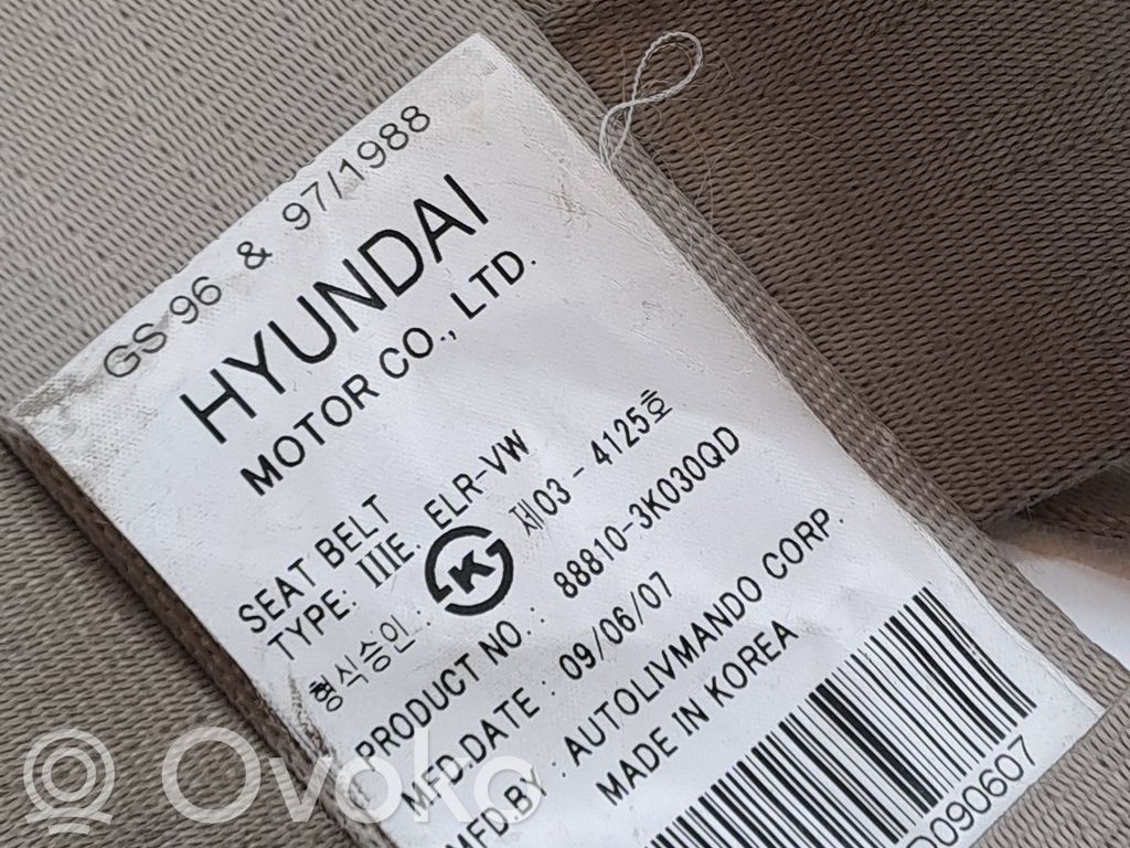Hyundai Sonata Cinturón delantero 