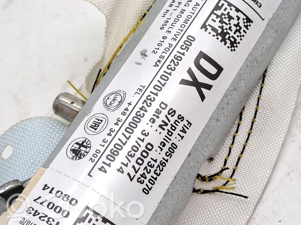 Fiat 500 Airbag del techo 