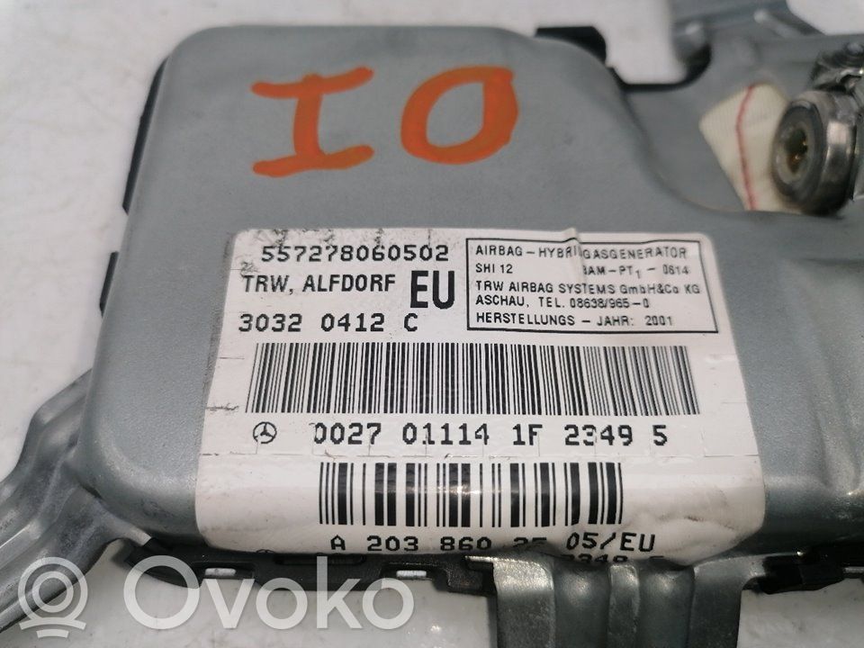 Poduszka powietrzna Airbag drzwi przednich   A2038602505,557278060502,0027011141F23495