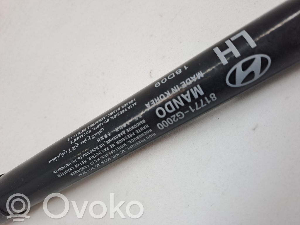 Hyundai Ioniq Couvercle de coffre avec bloc tampon reglable arrière
