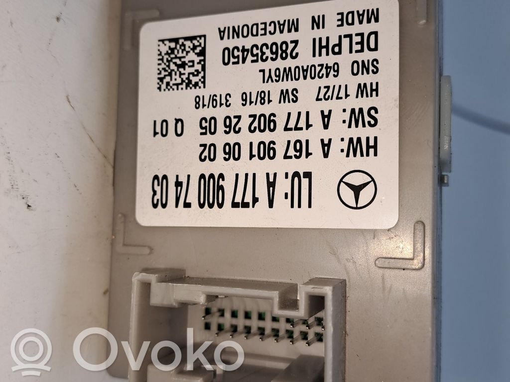 Mercedes-Benz A W177 Modulo di controllo del corpo centrale