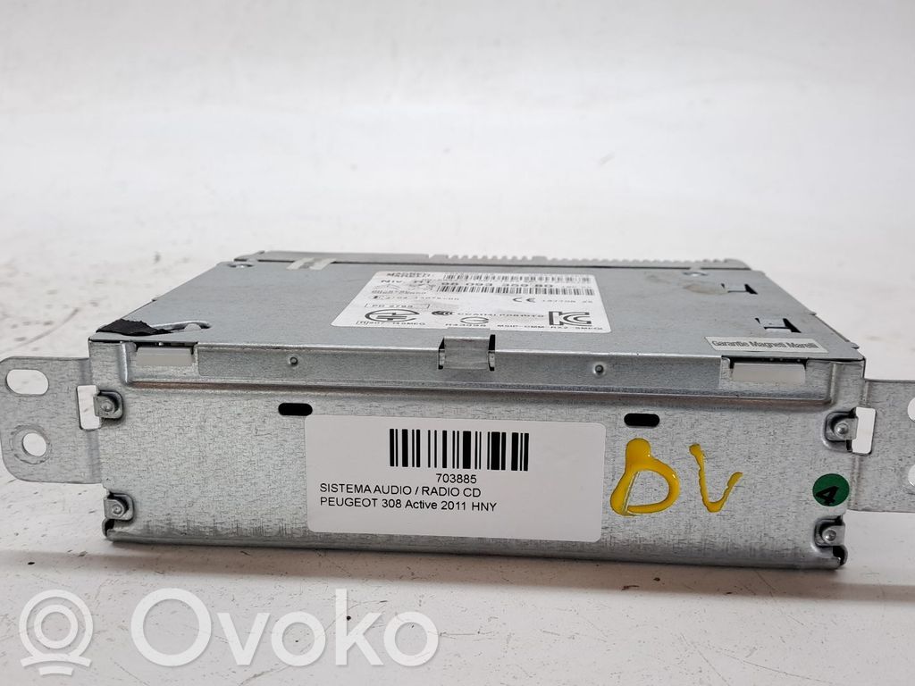Peugeot 308 Unitate principală radio/CD/DVD/GPS 