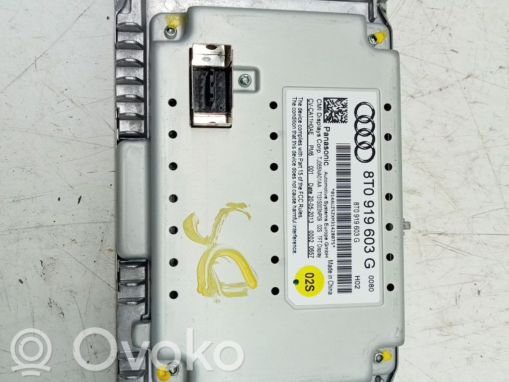 Schermo del visore a sovrimpressione   8T0919603G