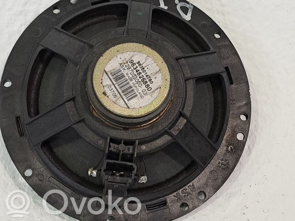 Altavoz de la puerta delantera   9635014780