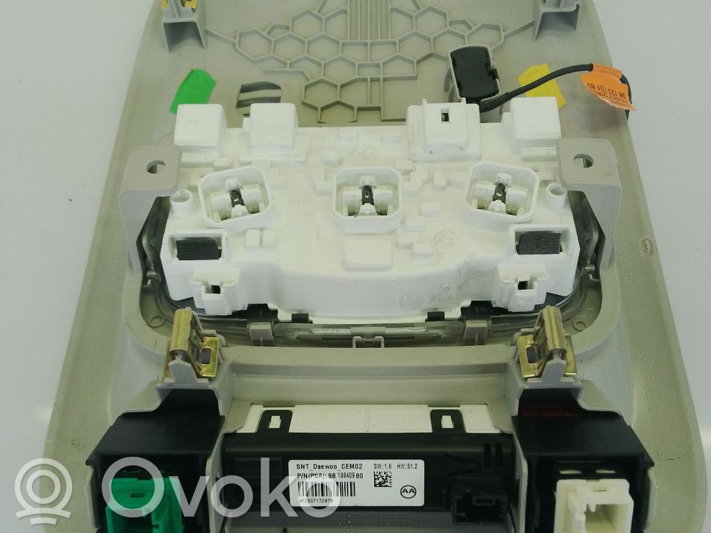 Citroen C3 Consola de luz del techo 