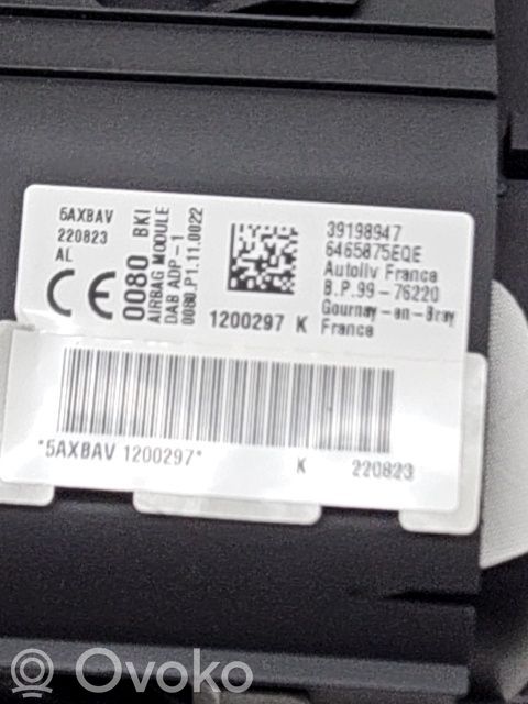 Opel Corsa F Poduszka powietrzna Airbag kierownicy 