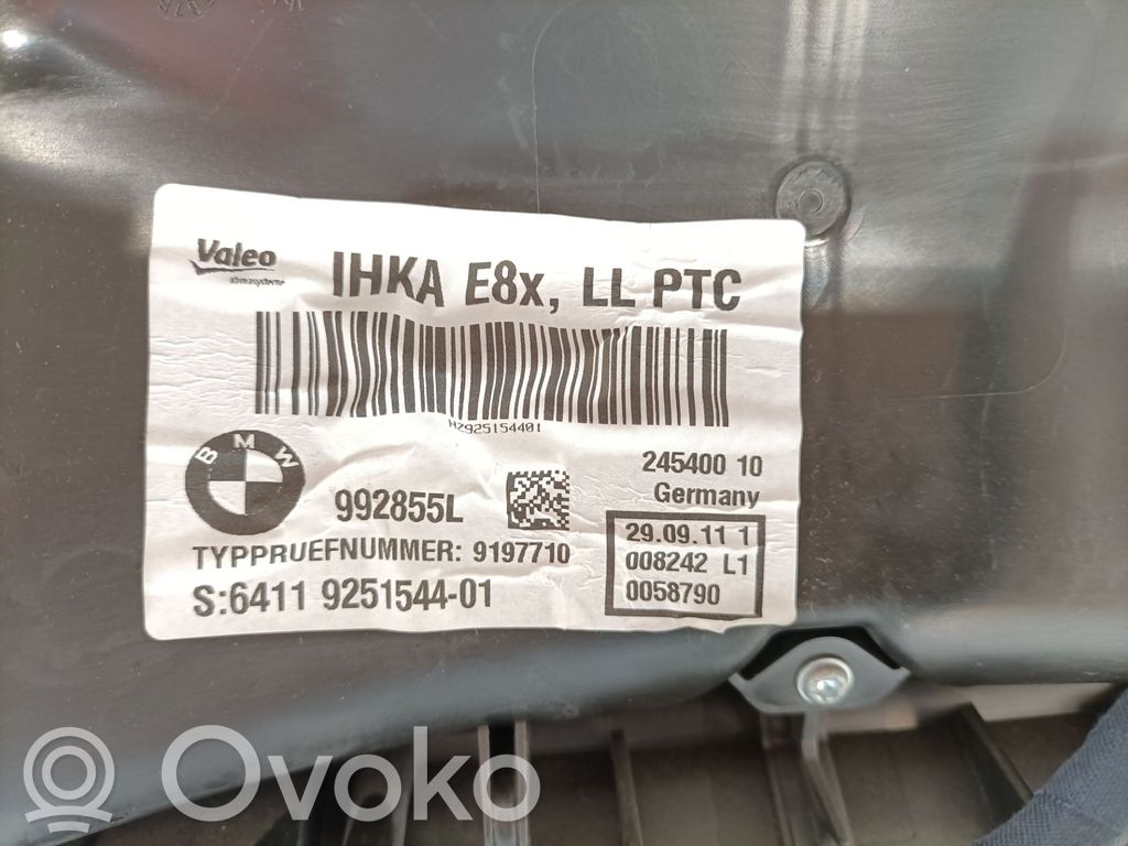 BMW X1 E84 Interior heater climate box assembly 