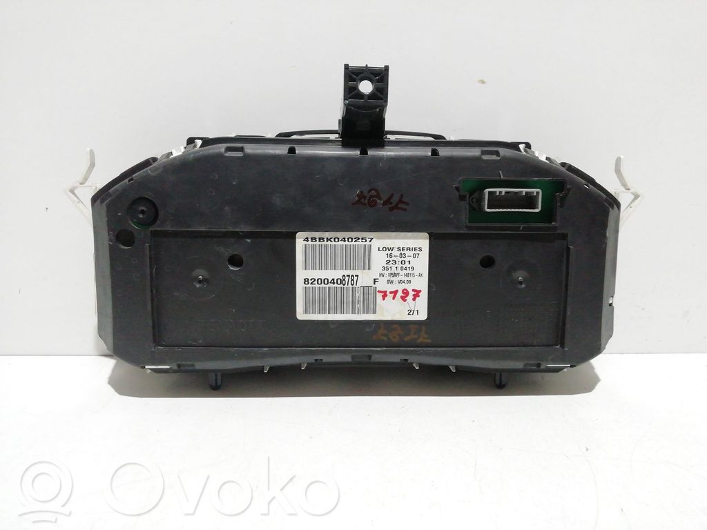 Tachimetro (quadro strumenti)   8200408787,8200408787,4BBK040257