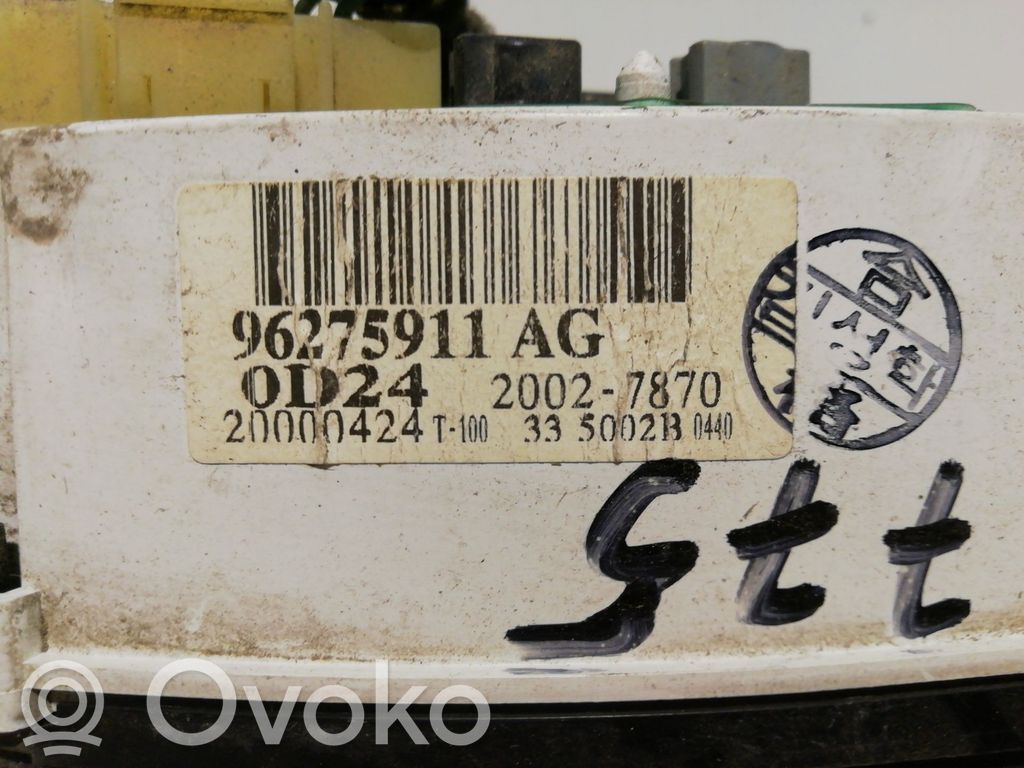 Speedometer (instrument cluster)   96275911AG,96275911AG