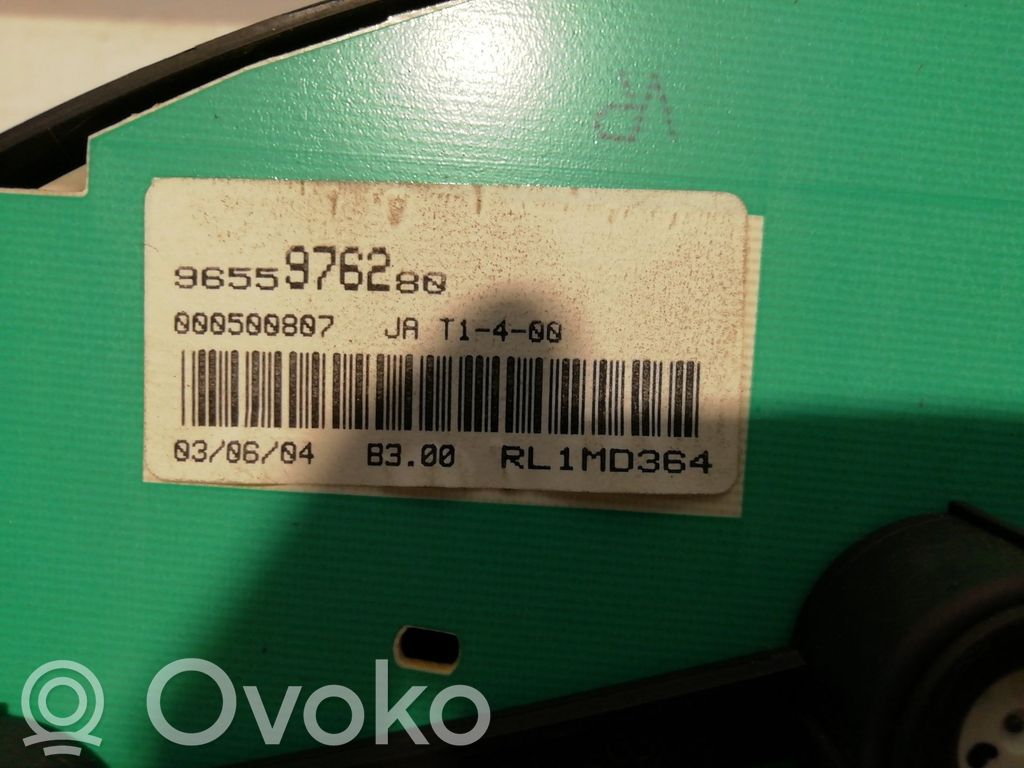Peugeot 206 Tachimetro (quadro strumenti) 