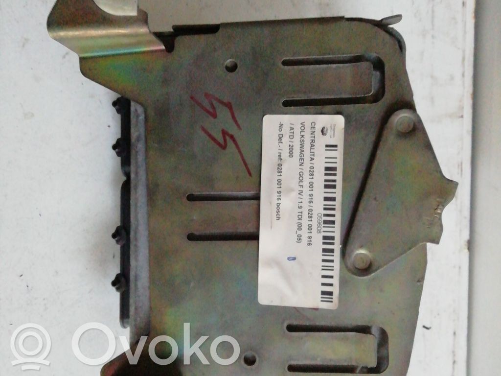Unité de commande, module ECU de moteur   038906018EE,038906018EE,0281001916