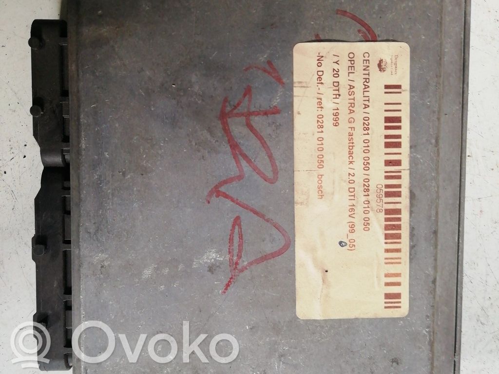 Opel Astra G Unidad de control/módulo ECU del motor 