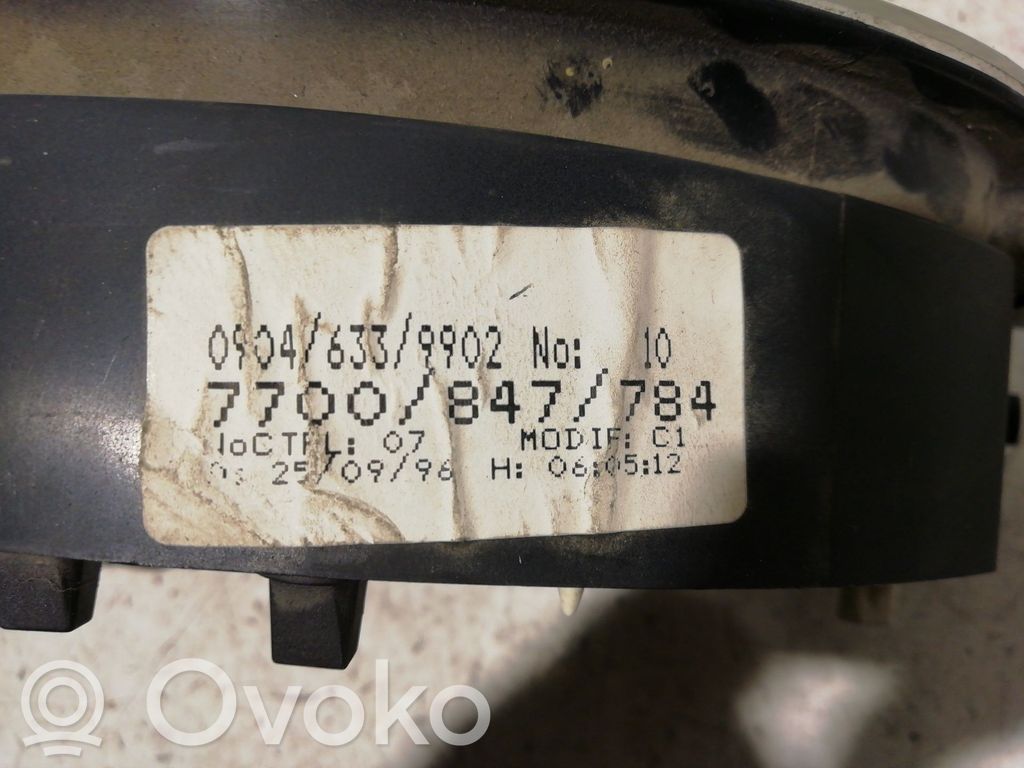 Renault Megane I Tachimetro (quadro strumenti)