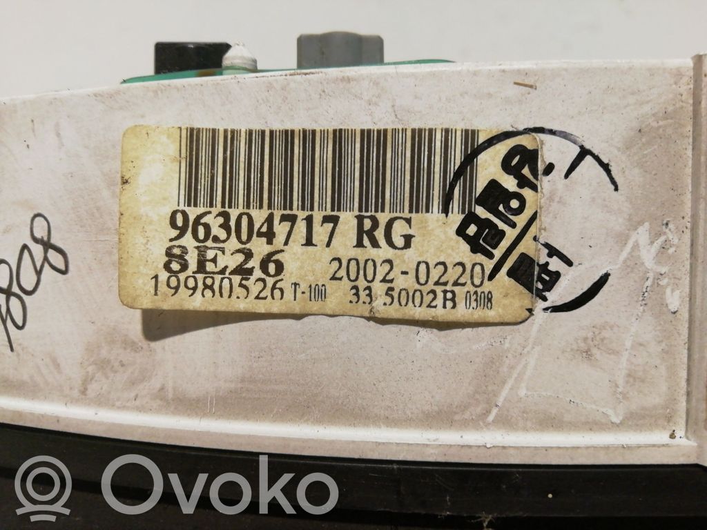 Daewoo Lanos Nopeusmittari (mittaristo) 