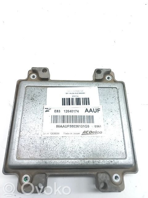 Unidad de control/módulo ECU del motor   12636386,12640174