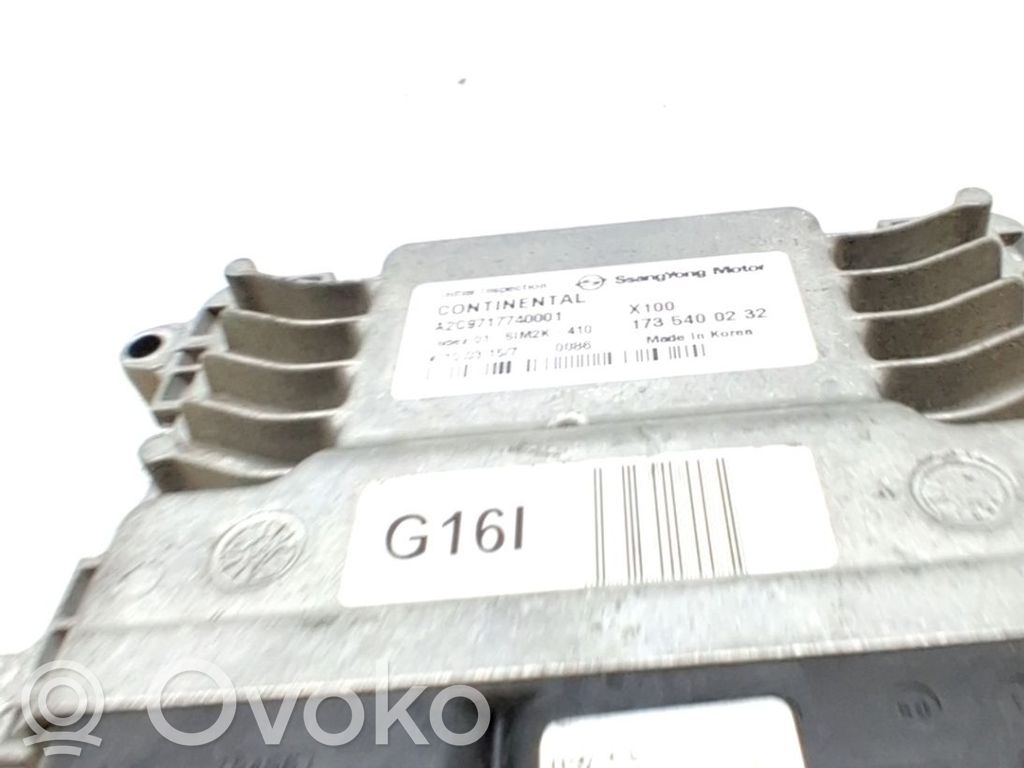SsangYong Tivoli Engine control unit/module ECU 