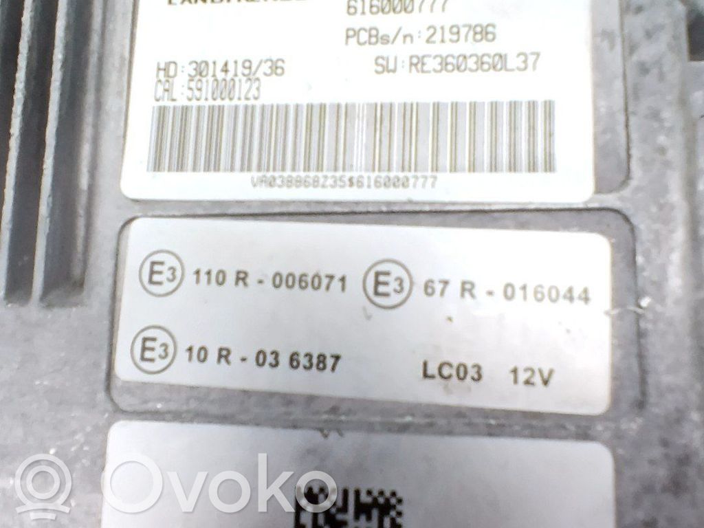 Unité de commande, module ECU de moteur   169103752R
