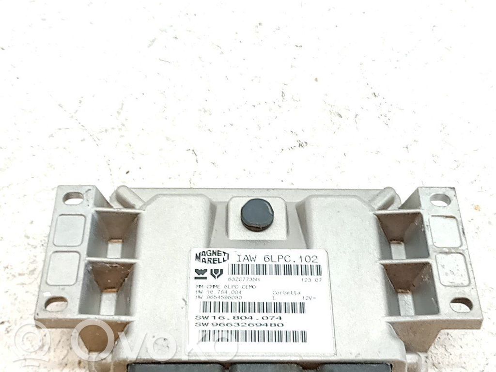 Unité de commande, module ECU de moteur   9654596080,1940XS,9663269480