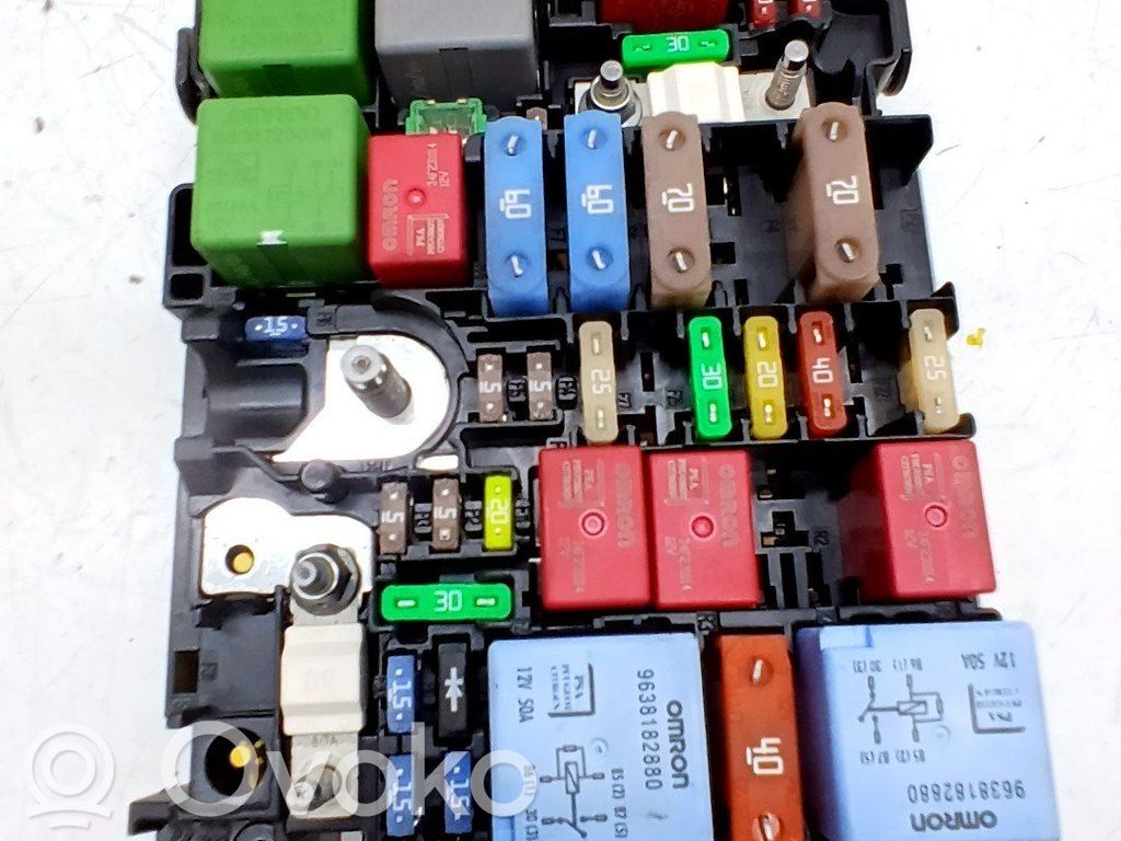 Saugiklių blokas   9804846880