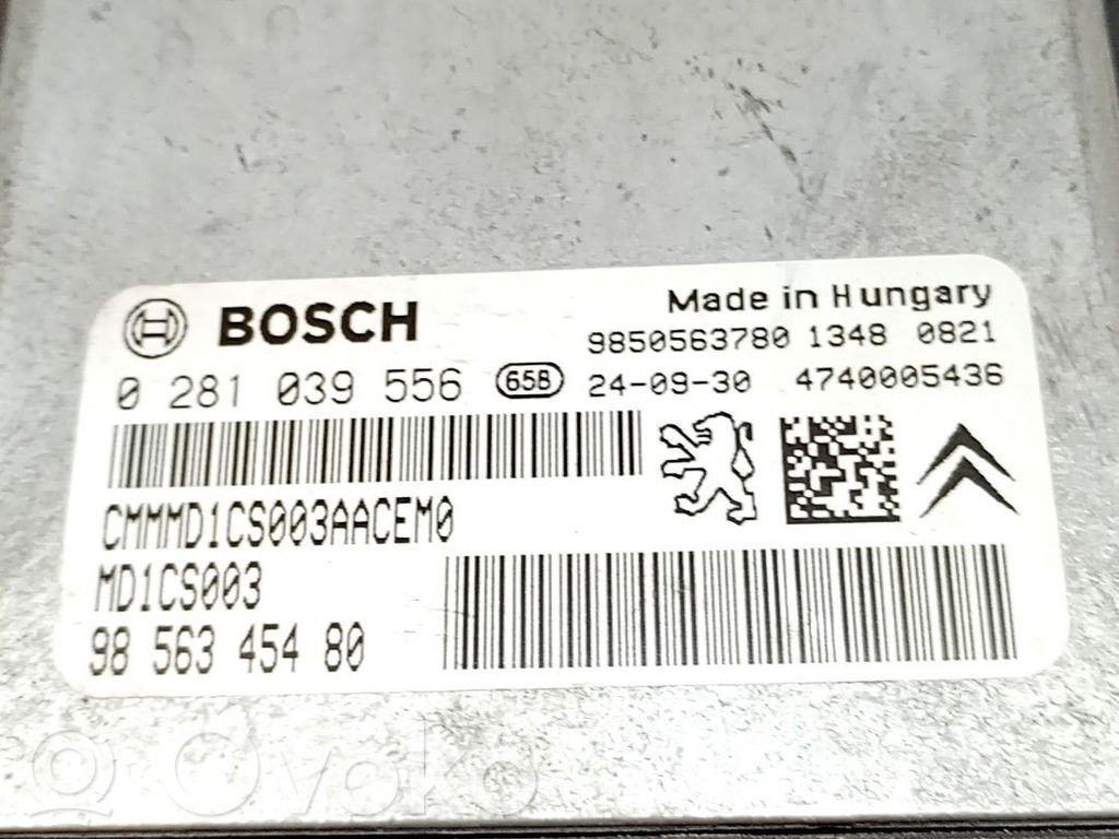 Engine control unit/module ECU   9856345480