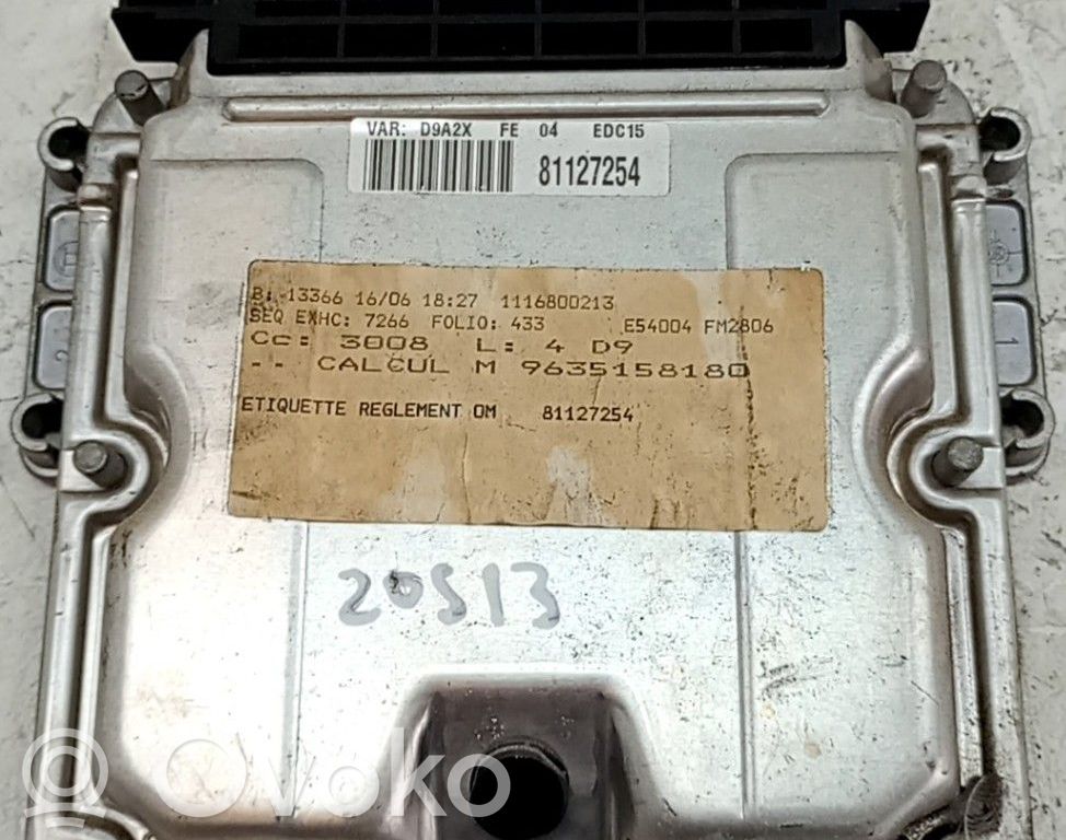 Unidad de control/módulo ECU del motor   6545JP
