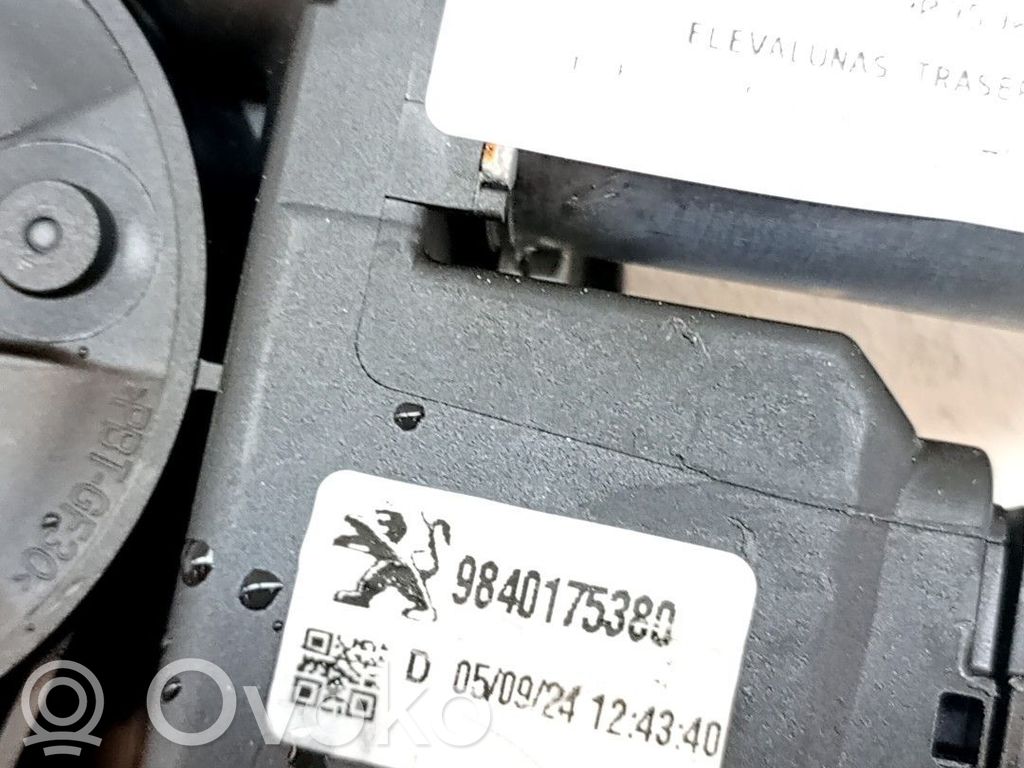 Regulador de ventanilla eléctrico de puerta delantera   9840175380
