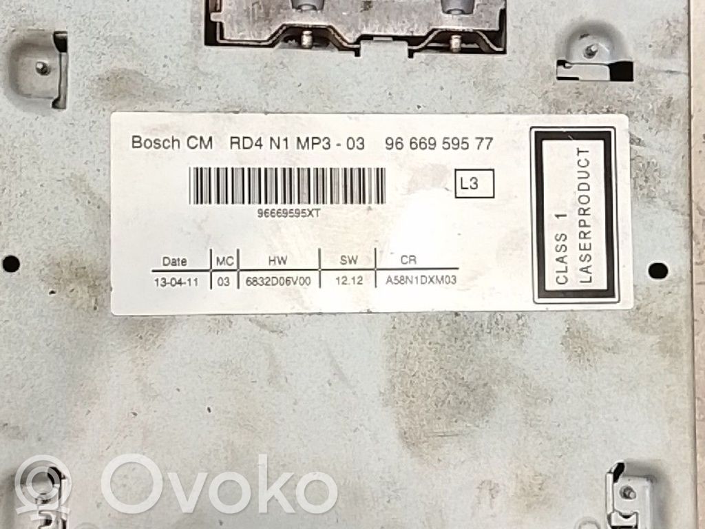 Citroen C3 Picasso Unitate principală radio/CD/DVD/GPS 