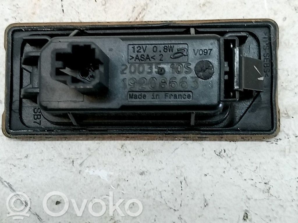 Volkswagen Tiguan Kennzeichenbeleuchtung 