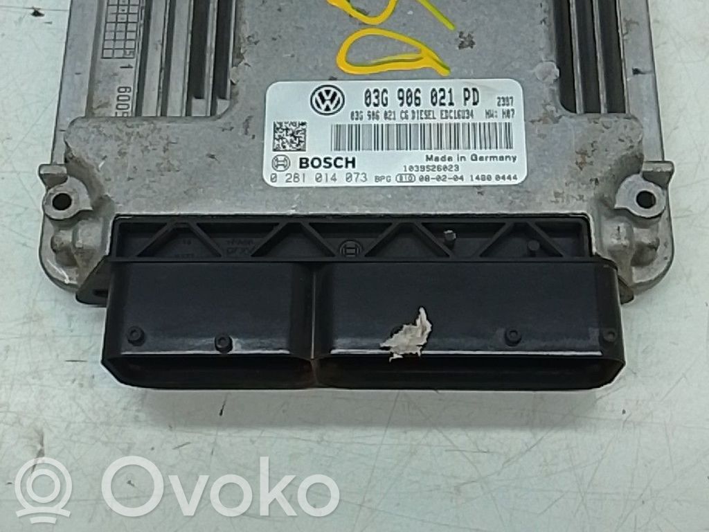 Volkswagen Caddy Unité de commande, module ECU de moteur 