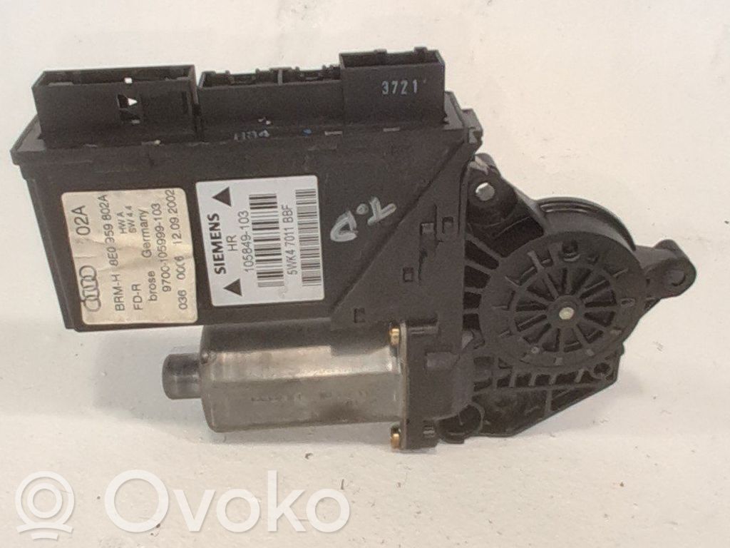 Audi A4 S4 B6 8E 8H Motor macara geam ușă spate 