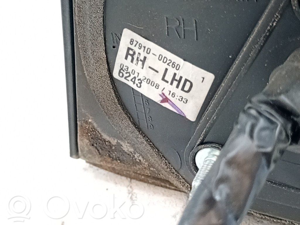 Toyota Yaris Specchietto retrovisore elettrico portiera anteriore 
