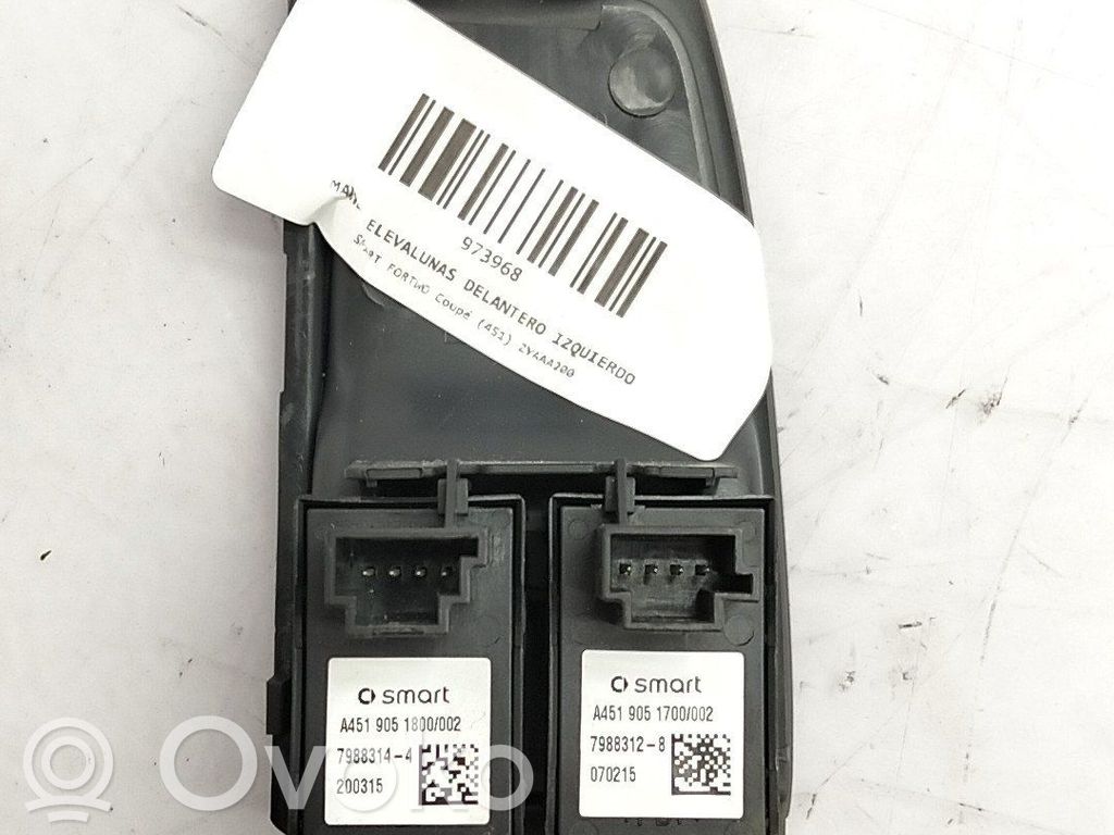 Smart ForTwo II Comutator comandă geamuri electrice 