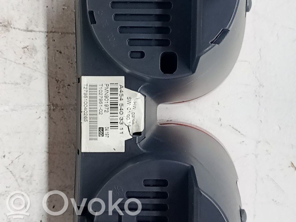 Tachimetro (quadro strumenti)   A4545403311