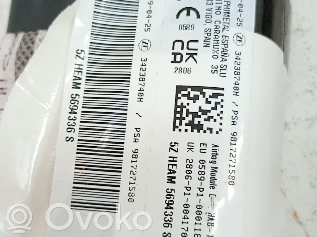 Peugeot Rifter Airbag cortină 