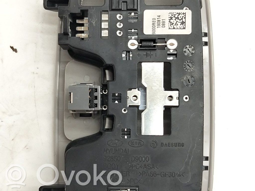 KIA Sportage Headlining lighting console trim 