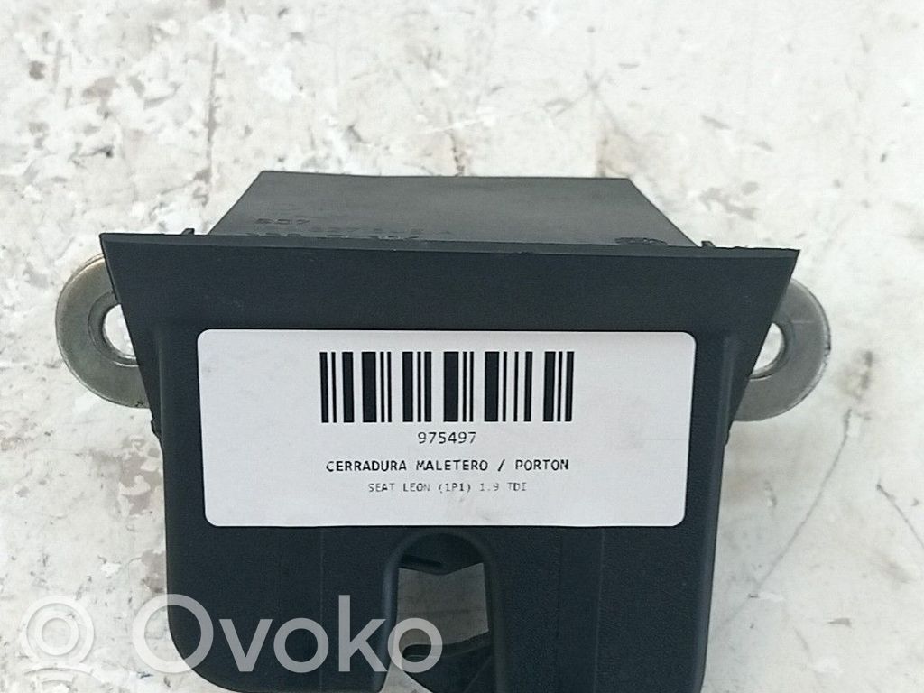 Seat Leon (1P) Zamek klapy tylnej bagażnika