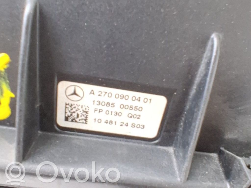 Mercedes-Benz A W169 Boîtier de filtre à air