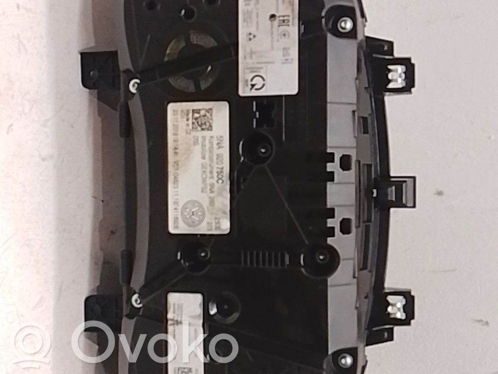 Volkswagen Tiguan Compteur de vitesse tableau de bord