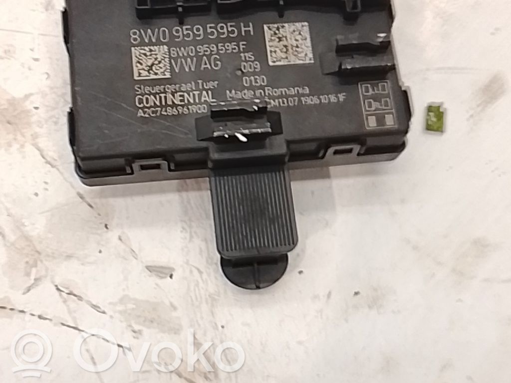 Audi A5 Sportback 8TA Modulo di controllo del corpo centrale