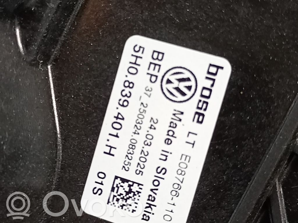 Volkswagen Golf VIII Fensterheber elektrisch ohne Motor Tür vorne 