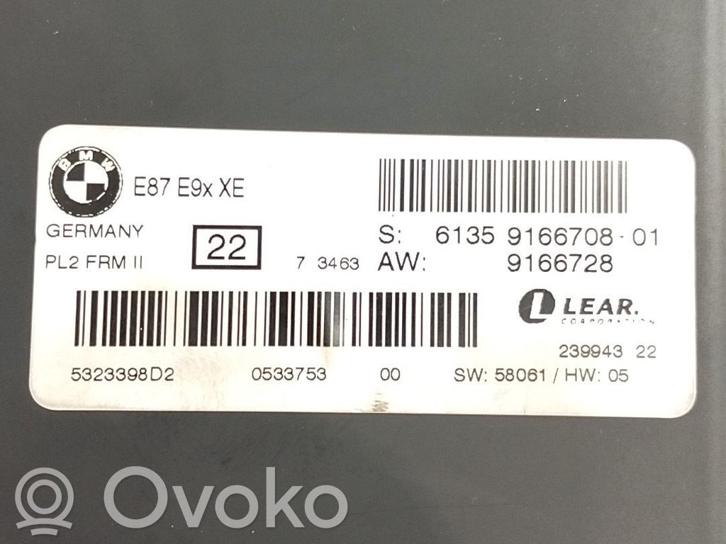 BMW 3 E92 E93 Module de contrôle carrosserie centrale 